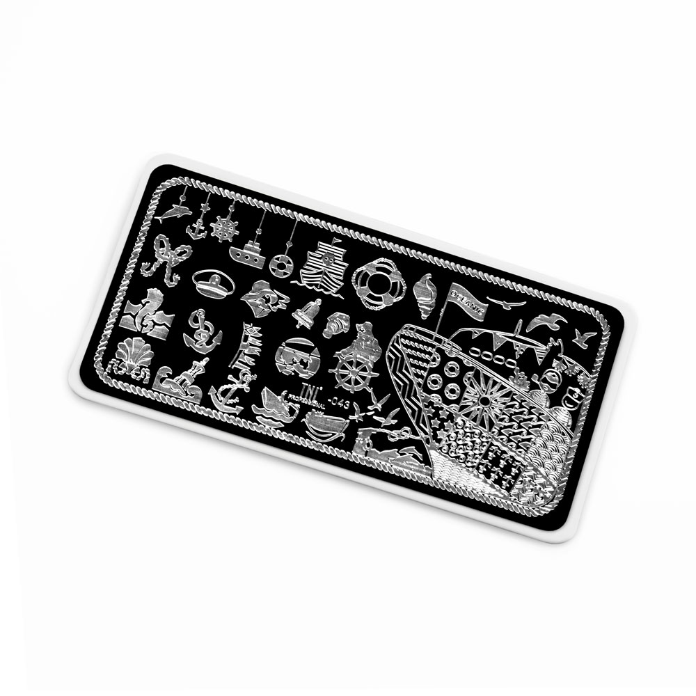 Пластина для стемпинга TNL Premium – Тихий океан (43)