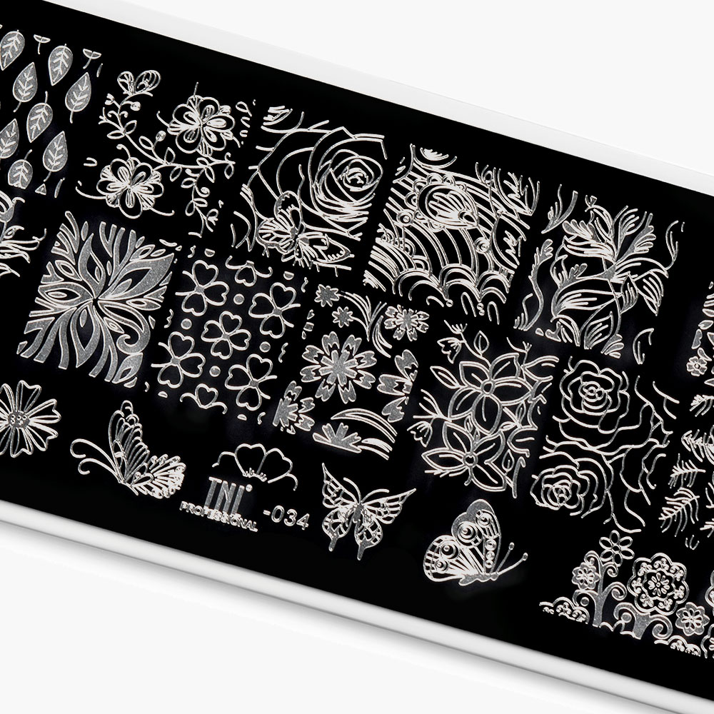 Пластина для стемпинга TNL Premium – флора (34)