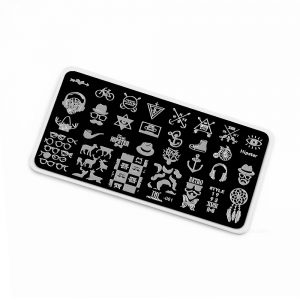 Пластина для стемпинга TNL Premium - хипстер (61)