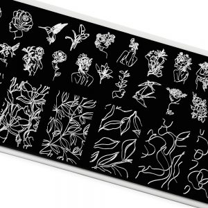 Пластина для стемпинга TNL Premium – цветочное обаяние (119)