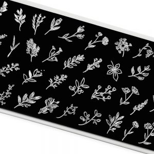 Пластина для стемпинга TNL Premium – цветочное танго (130)