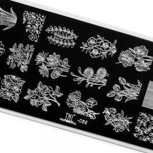 Пластина для стемпинга TNL Premium – цветочные мотивы (069)