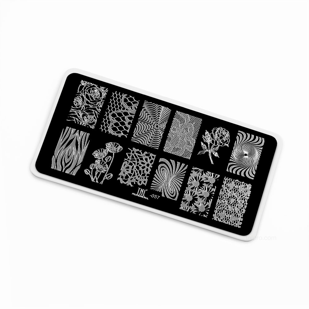 Пластина для стемпинга TNL Premium – цветочные поля (57)