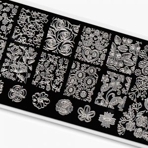 Пластина для стемпинга TNL Premium – цветочный сад (36)