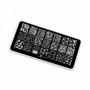 Пластина для стемпинга TNL Premium - цветы и животные (52)