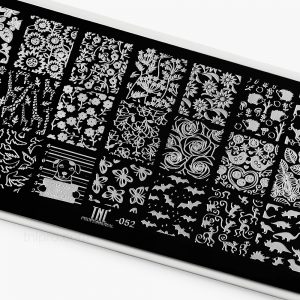 Пластина для стемпинга TNL Premium – цветы и животные (52)