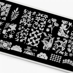 Пластина для стемпинга TNL Premium – цветы острова (8)