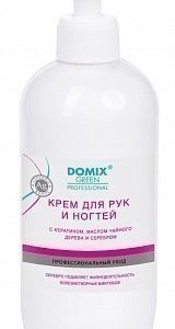 1 л DGP Крем для рук и ногтей с кератином, маслом чайного дерева и коллоидным серебром