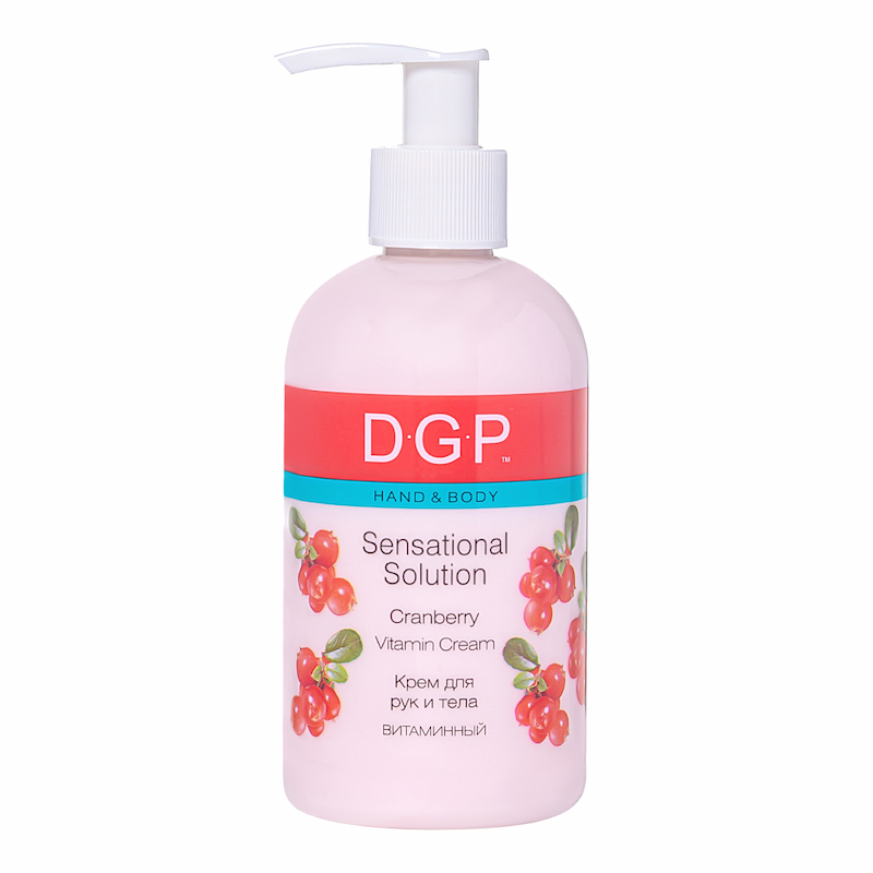 260 мл DGP Крем для рук и тела витаминный  Cranberry