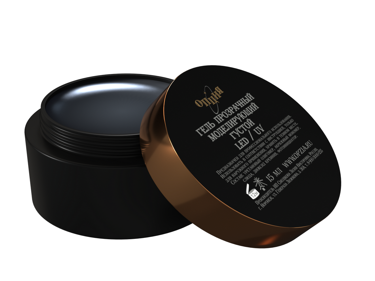 Прозрачный моделирующий гель густой 50мл