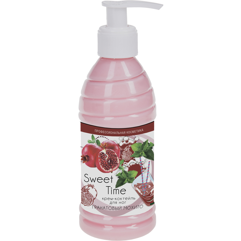 210 мл ST Крем-коктейль для ног “Гранатовый мохито”