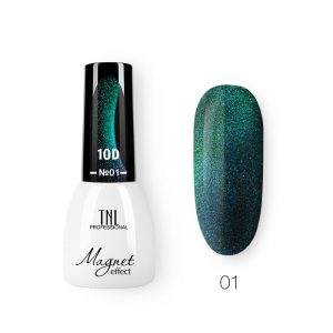 Гель-лак TNL - кошачий глаз 10D №01 - голубой аквамарин (7  мл.)