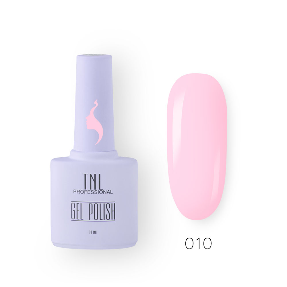 Гель-лак TNL 8 Чувств №010 – пастельно-сиреневый (10 мл.)