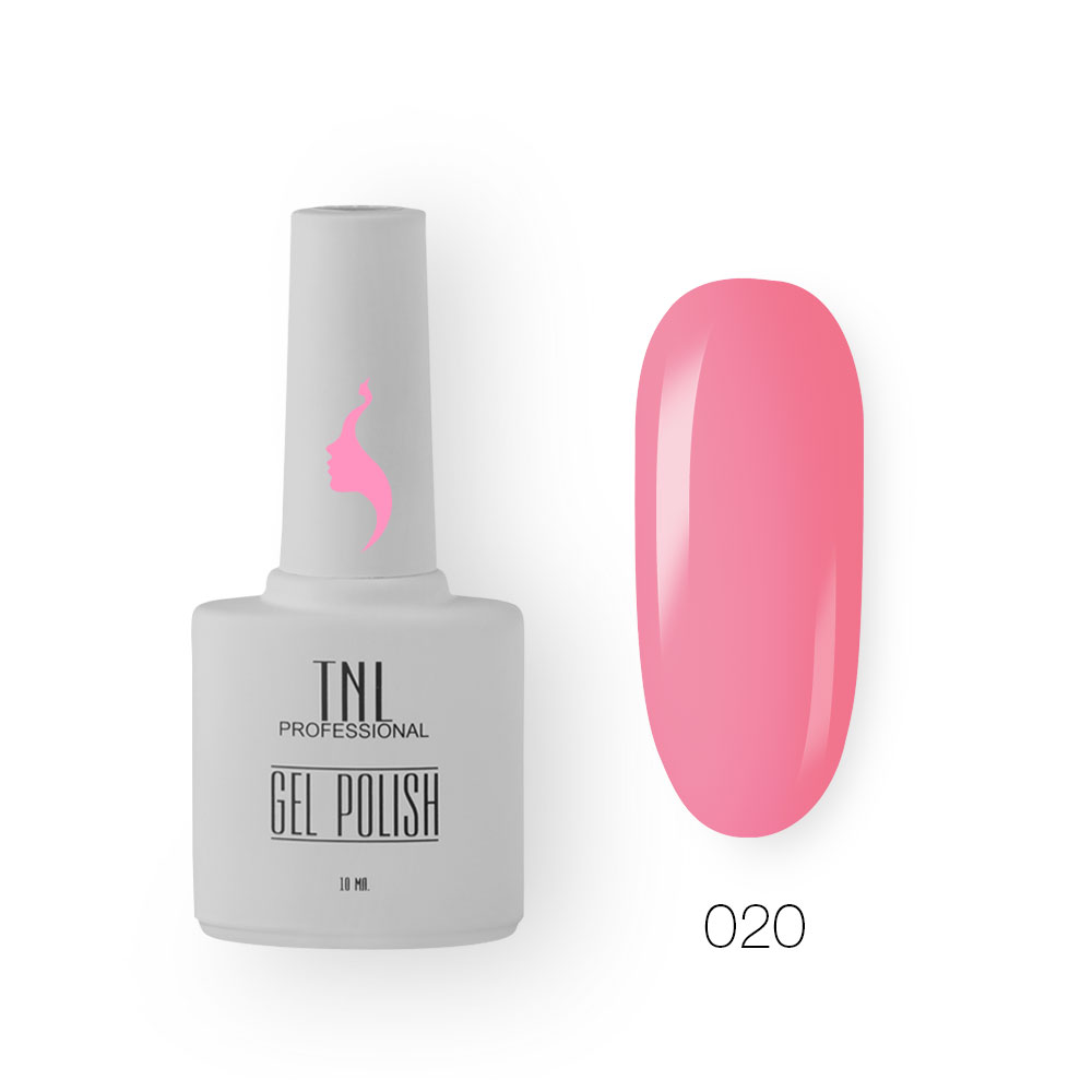 Гель-лак TNL 8 Чувств №020 – розовая азалия (10 мл.)