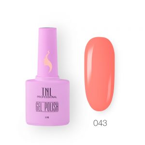 Гель-лак TNL 8 Чувств №043 - сахарный коралл (10 мл.)