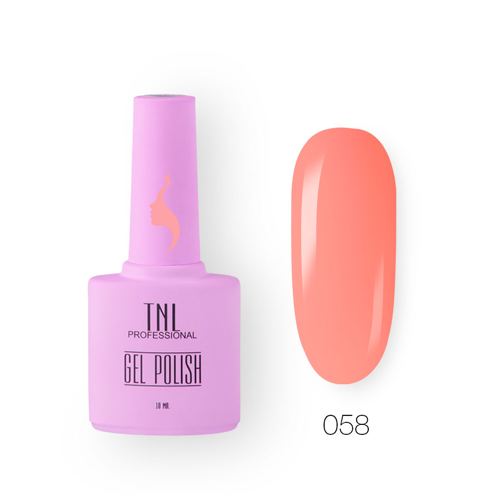 Гель-лак TNL 8 Чувств №058 – абрикосовый щербет (10 мл.)