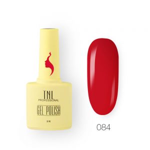 Гель-лак TNL 8 Чувств №084 - насыщенный красный (10 мл.)