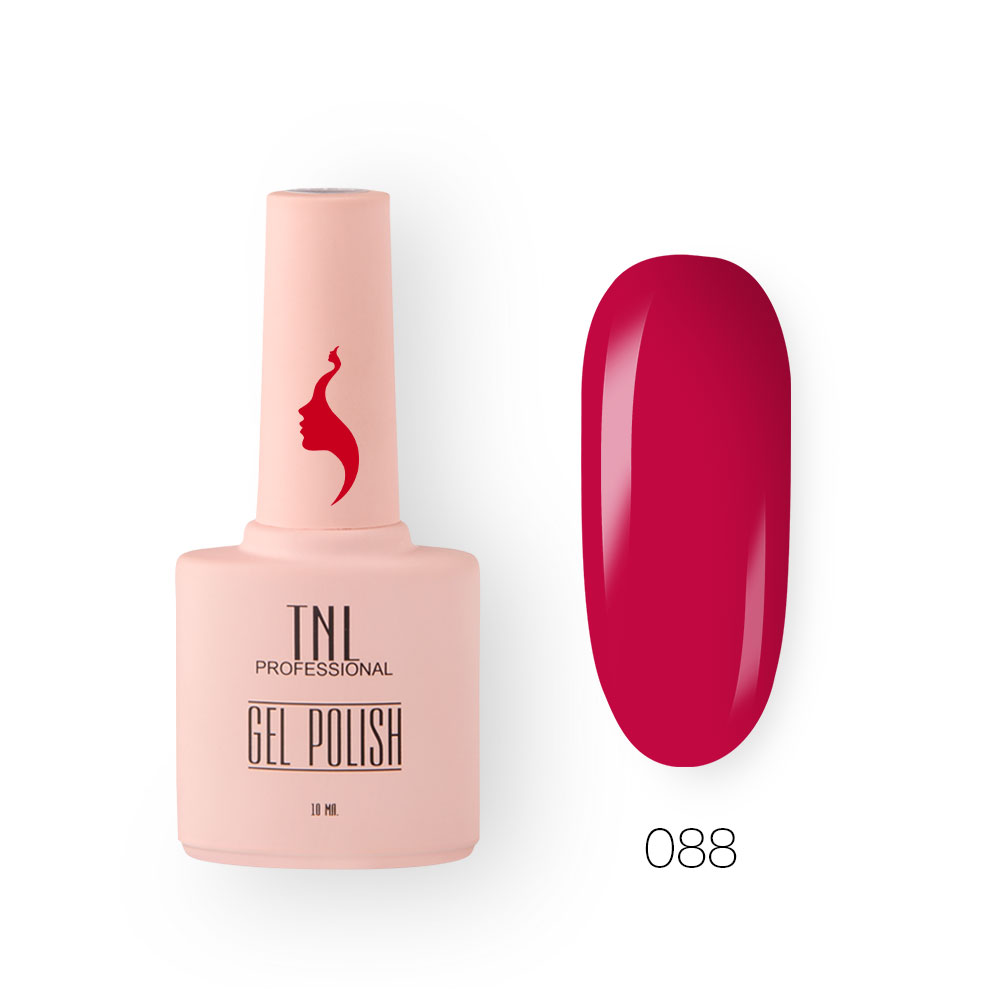 Гель-лак TNL 8 Чувств №088 – красное танго (10 мл.)