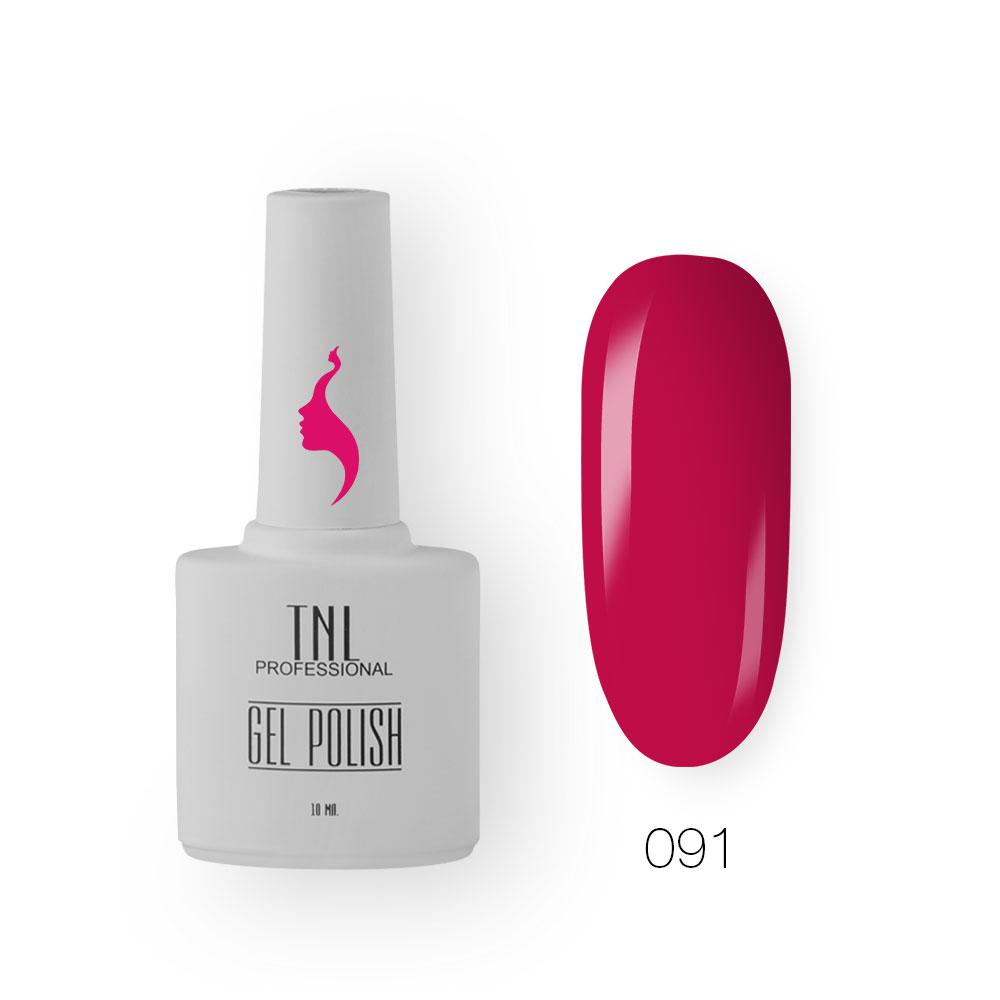 Гель-лак TNL 8 Чувств №091 – спелая клюква (10 мл.)