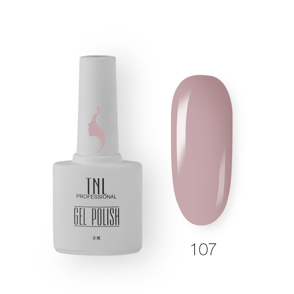 Гель-лак TNL 8 Чувств №107 – капучино (10 мл.)
