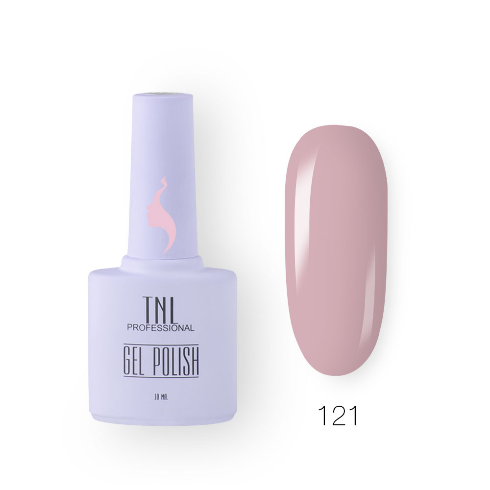 Гель-лак TNL 8 Чувств №121 – розовый нектар (10 мл.)