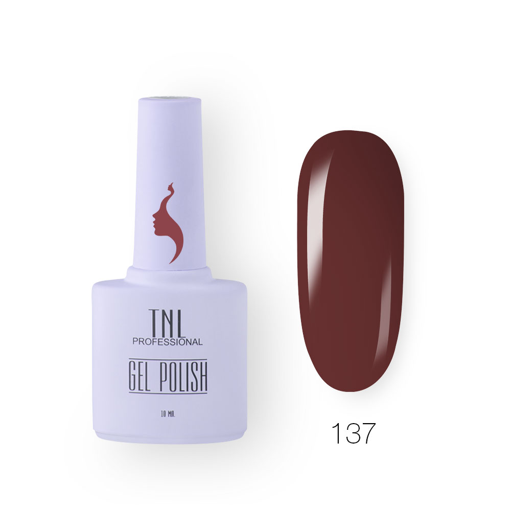 Гель-лак TNL 8 Чувств №137 – шоколадный фондан (10 мл.)