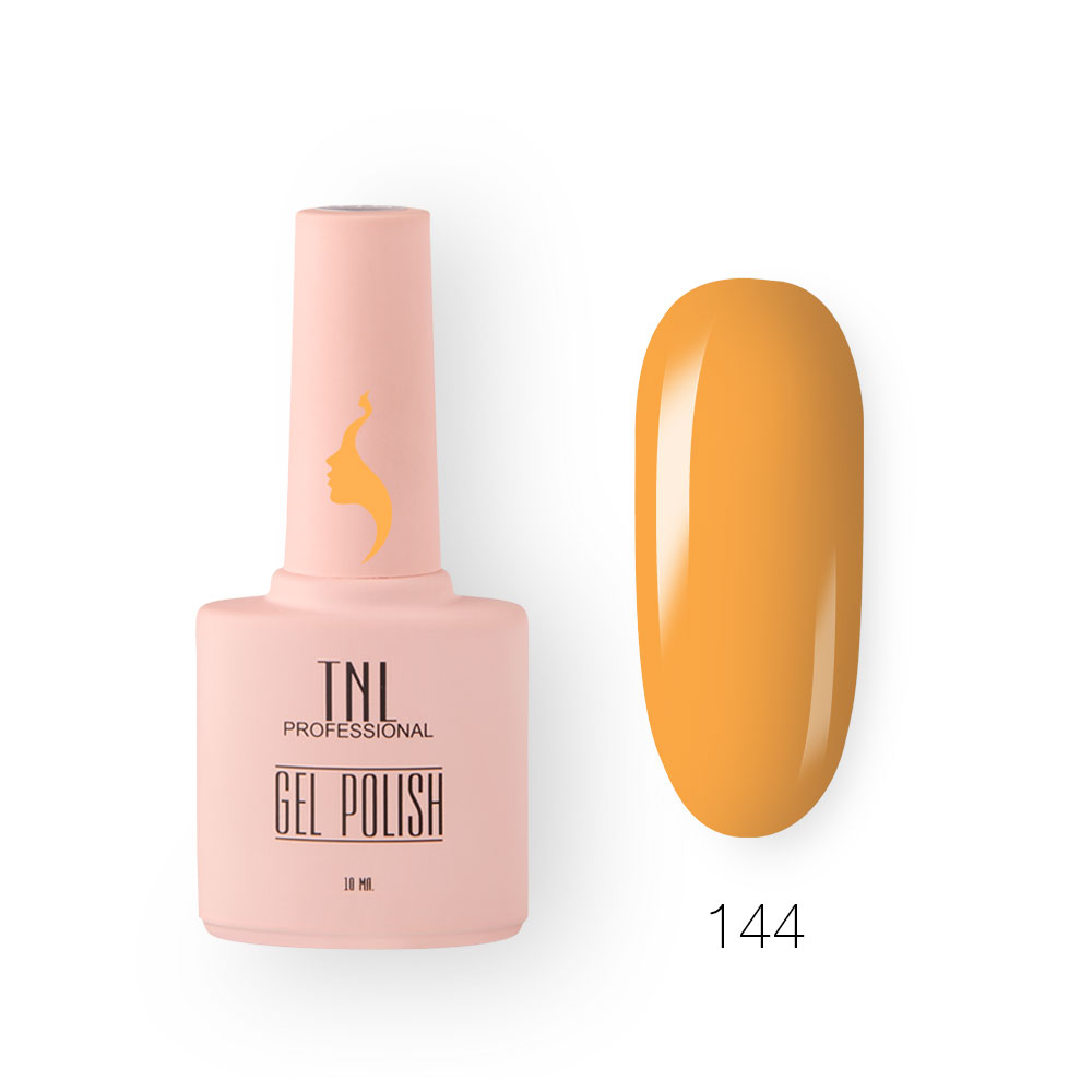 Гель-лак TNL 8 Чувств №144 – оранжевое солнце (10 мл.)