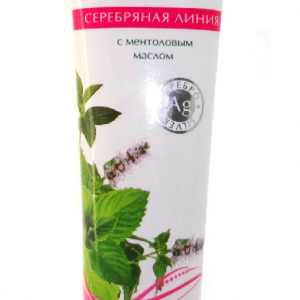 100 мл Крем охлаждающий для ног ментоловым  маслом и наносеребром