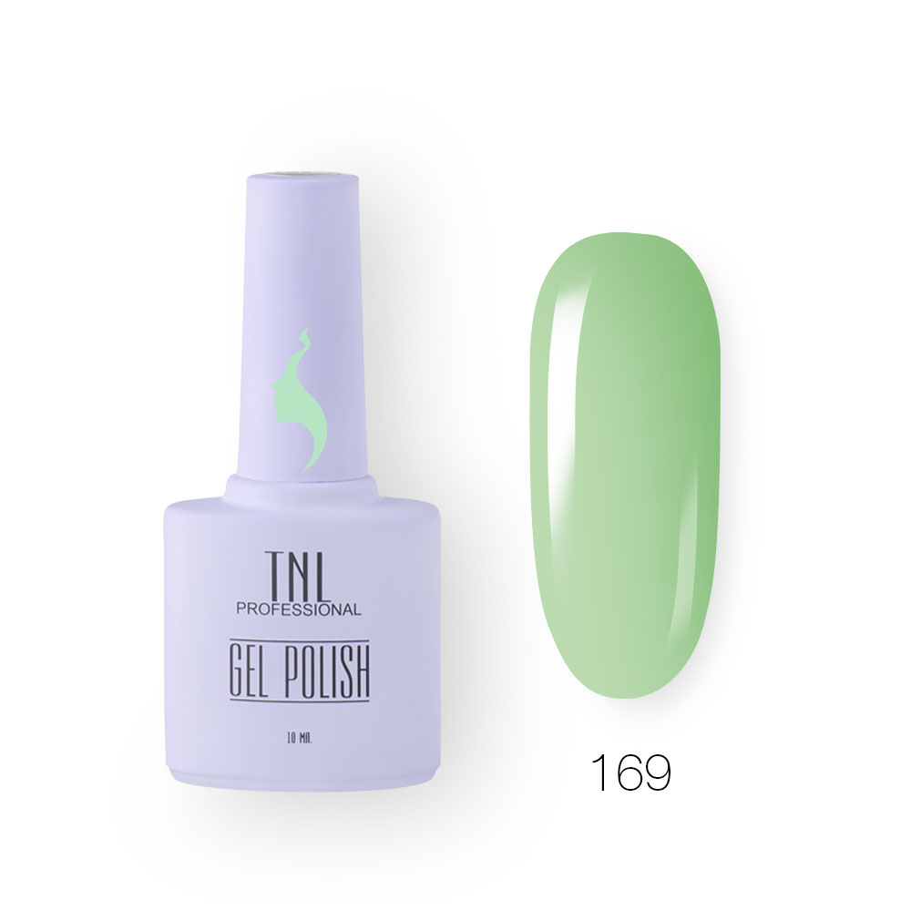 Гель-лак TNL 8 Чувств №169 – райский зеленый (10 мл.)