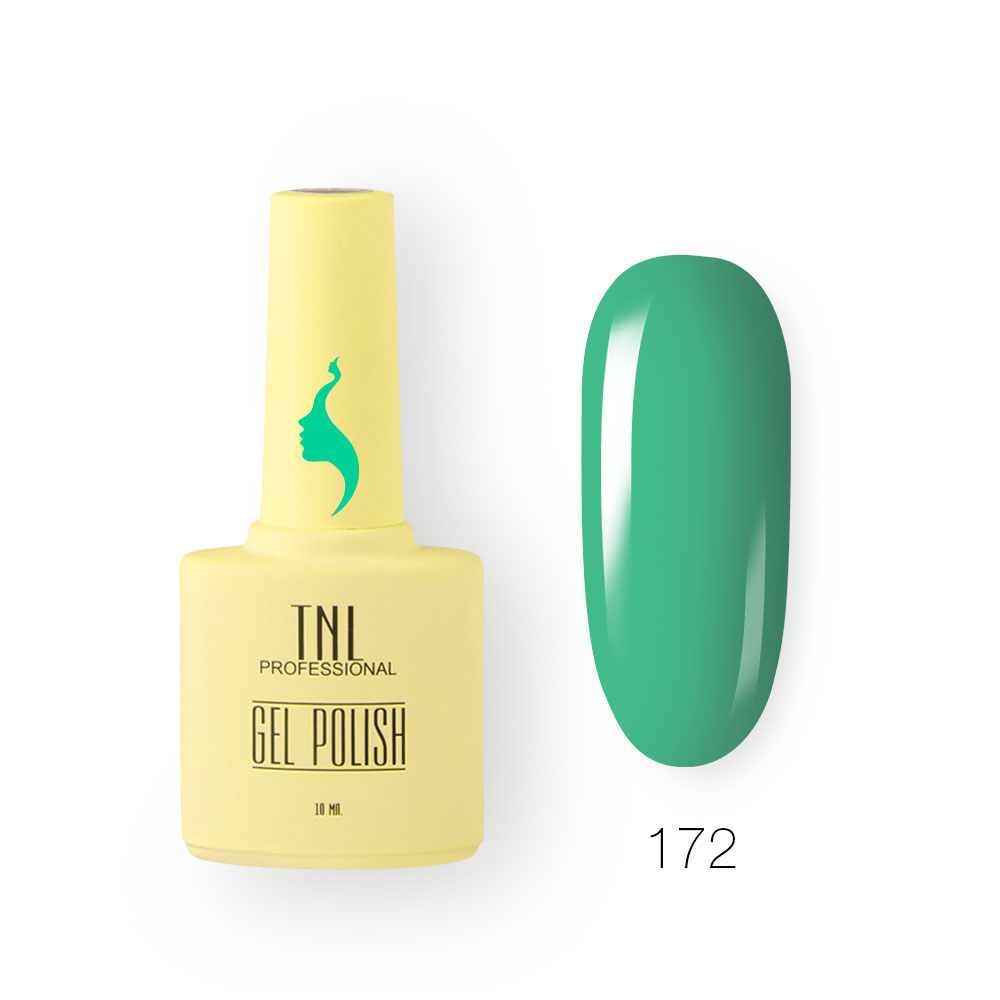 Гель-лак TNL 8 Чувств №172 – ирландский зеленый (10 мл.)