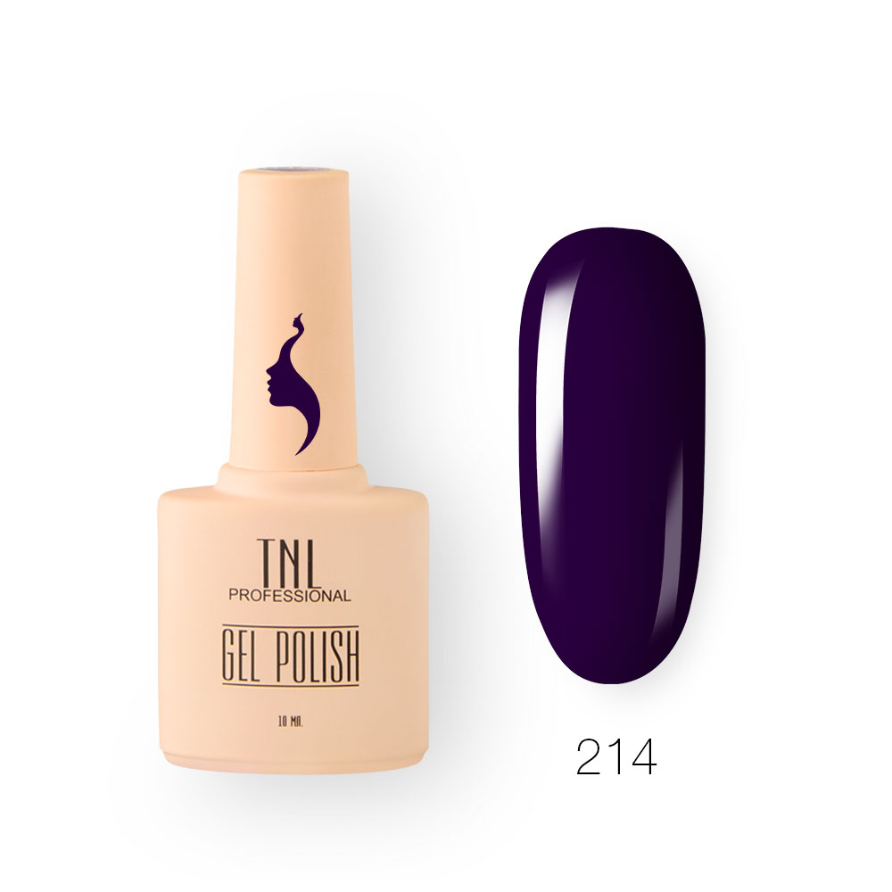 Гель-лак TNL 8 Чувств №214 – ночная фиалка (10 мл.)