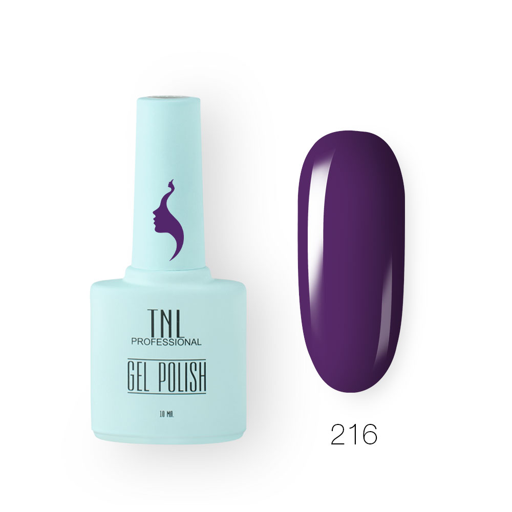 Гель-лак TNL 8 Чувств №216 – лесная ежевика (10 мл.)