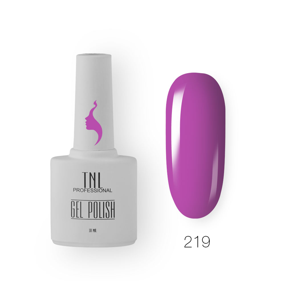 Гель-лак TNL 8 Чувств №219 – пурпурная орхидея (10 мл.)