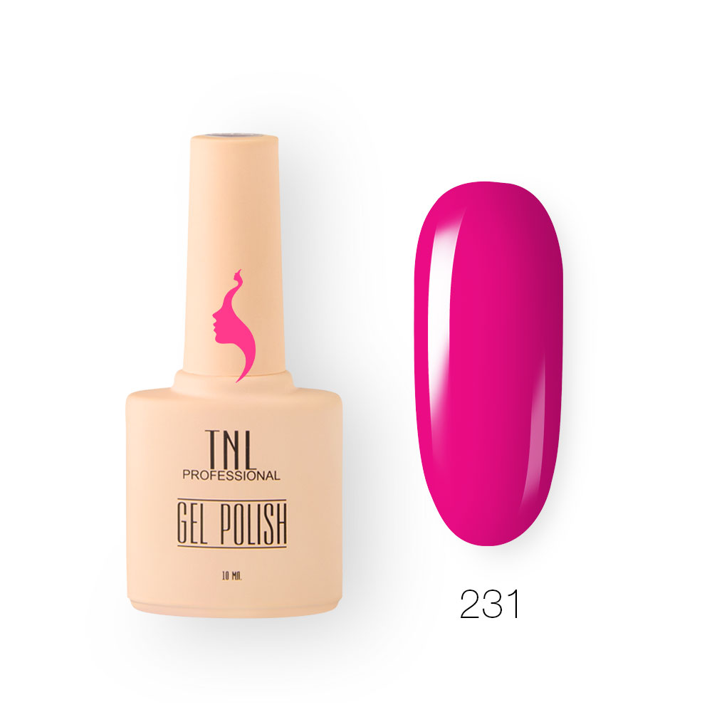 Гель-лак TNL 8 Чувств №231 – малиновый джем (10 мл.)