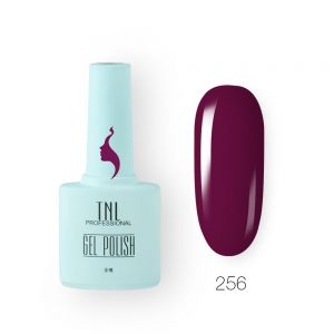 Гель-лак TNL 8 Чувств №256 - бордовый пион (10 мл.)