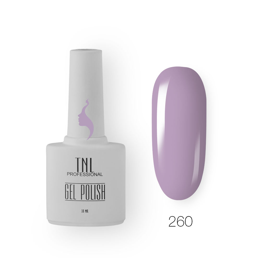 Гель-лак TNL 8 Чувств №260 – фиолетовый рассвет (10 мл.)