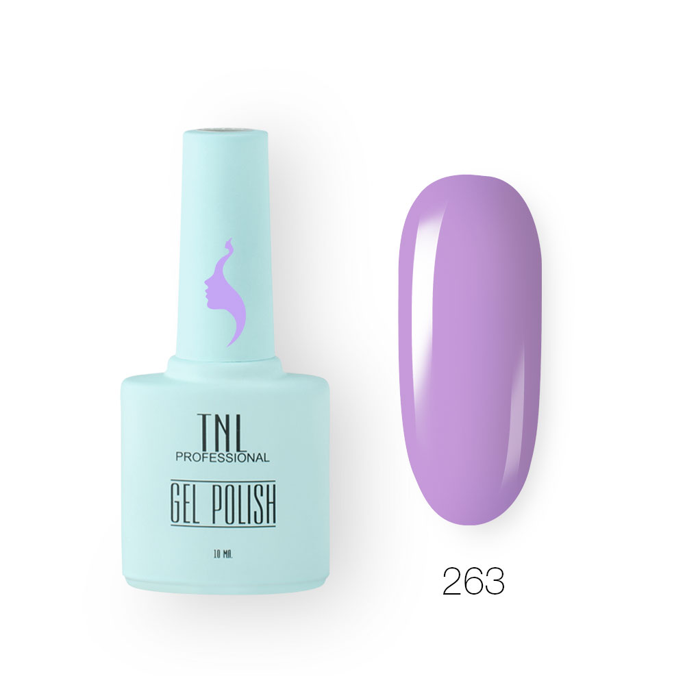 Гель-лак TNL 8 Чувств №263 – насыщенная лаванда (10 мл.)