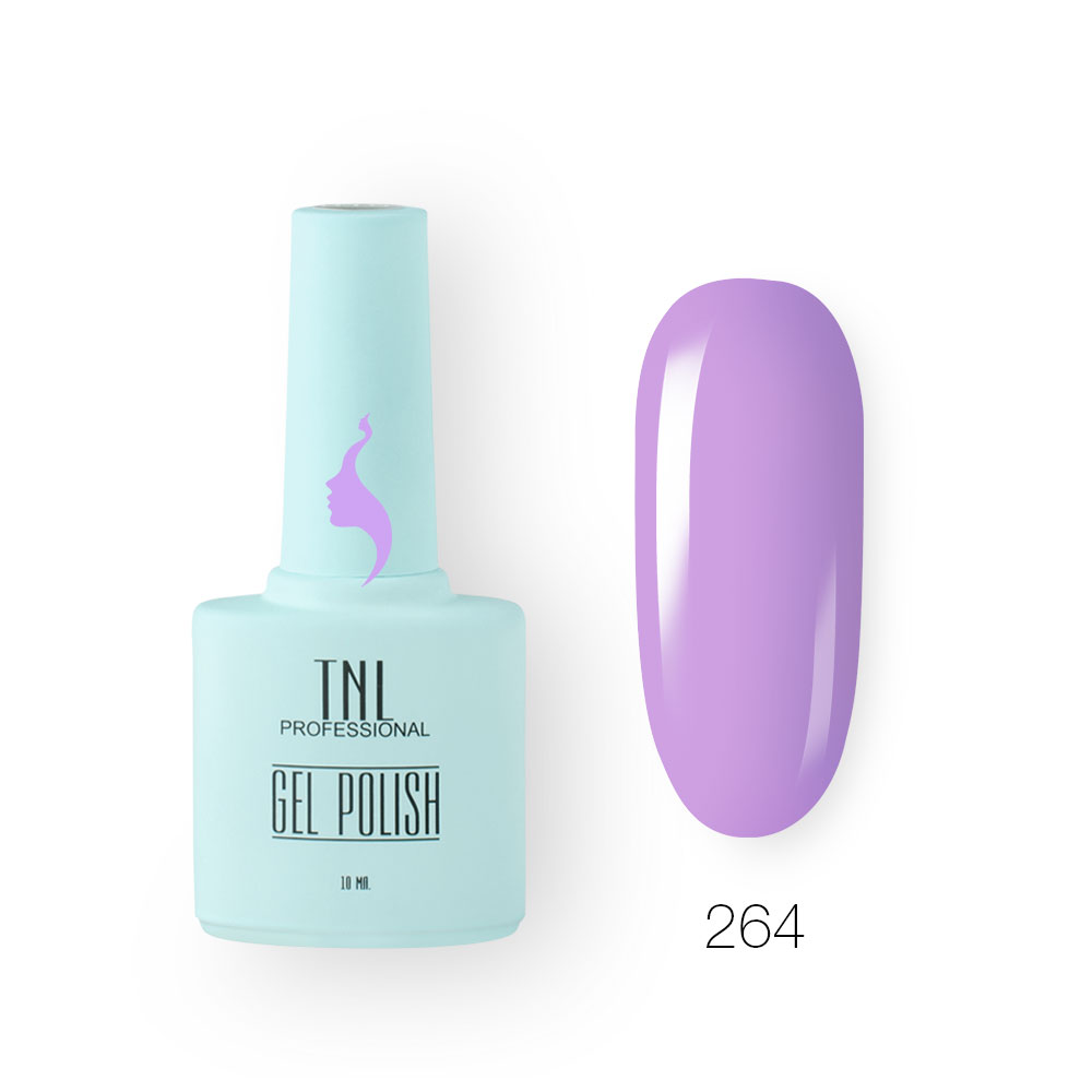 Гель-лак TNL 8 Чувств №264 – сиреневая лаванда (10 мл.)