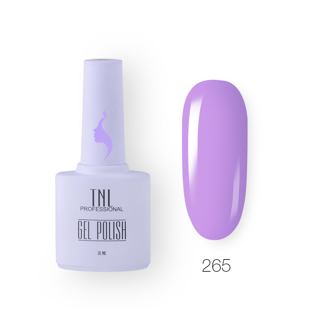 Гель-лак TNL 8 Чувств №265 – яркая фиалка (10 мл.)