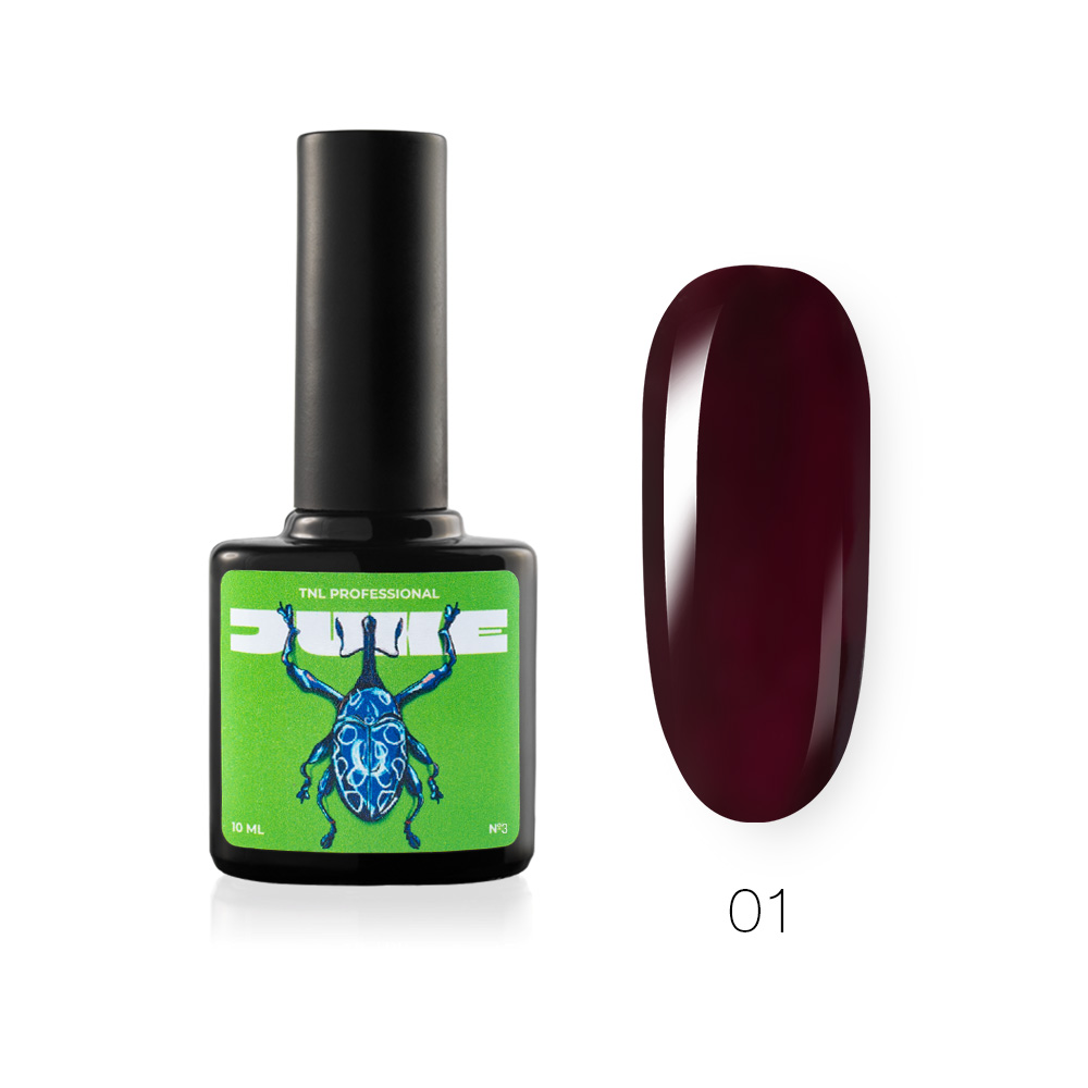 Гель-лак TNL  JUKE №01 –  майский жук (10 мл.)