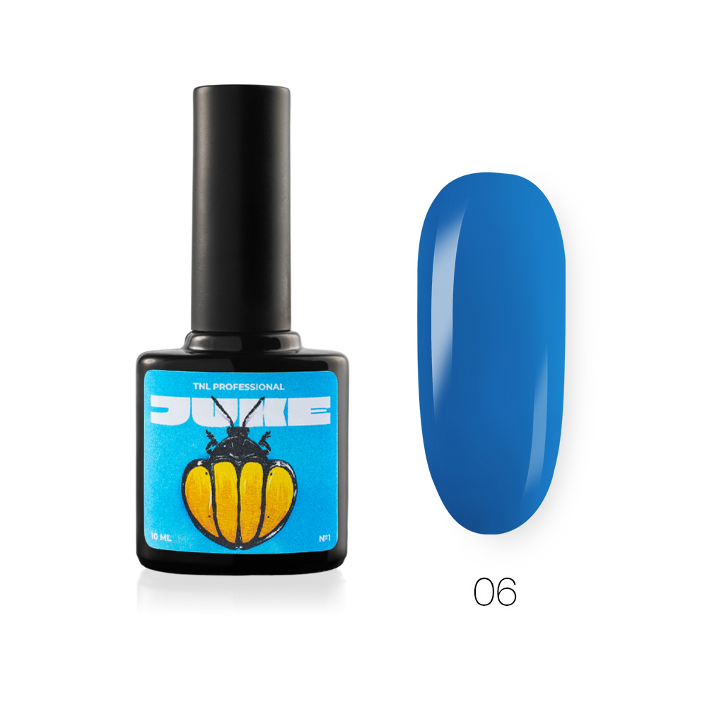 Гель-лак TNL  JUKE №06 – голубая златоглазка (10 мл.)