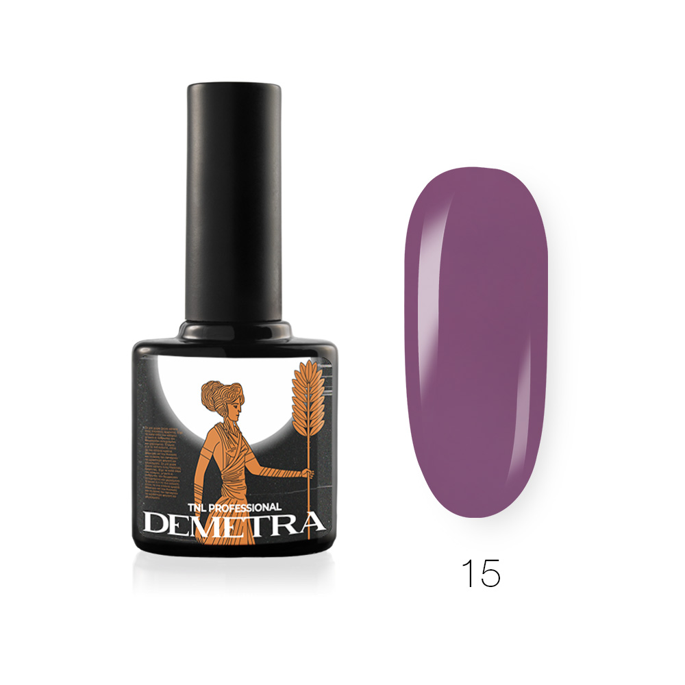 Гель-лак TNL DEMETRA №15 – царица ночи (10 мл.)