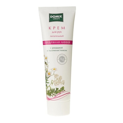 100 мл Крем питательный с ромашкой и тысячелистником и наносеребром