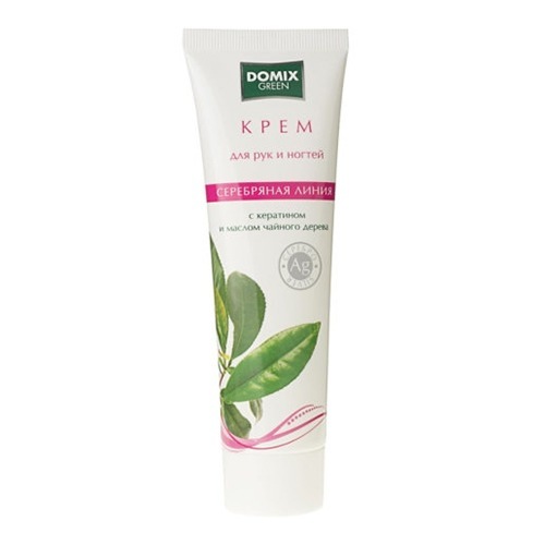 100 мл Крем для рук и ногтей с кератином и маслом чайного дерева и наносеребром