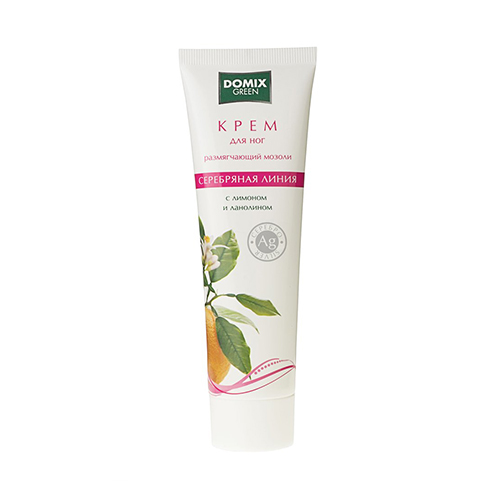 100 мл Крем для ног, размягчающий мозоли  с лимоном, ланолином и наносеребром