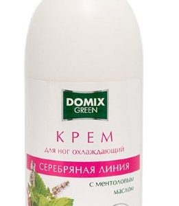 200 мл Крем охлаждающий для ног ментоловым  маслом и наносеребром