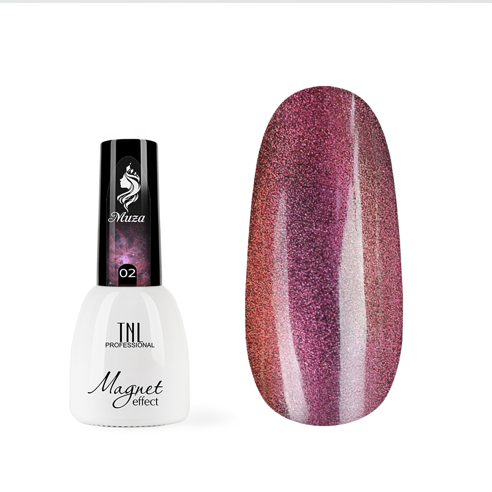 Гель-лак TNL кошачий глаз Muza №02 – Мерцающий единорог (7 мл.)
