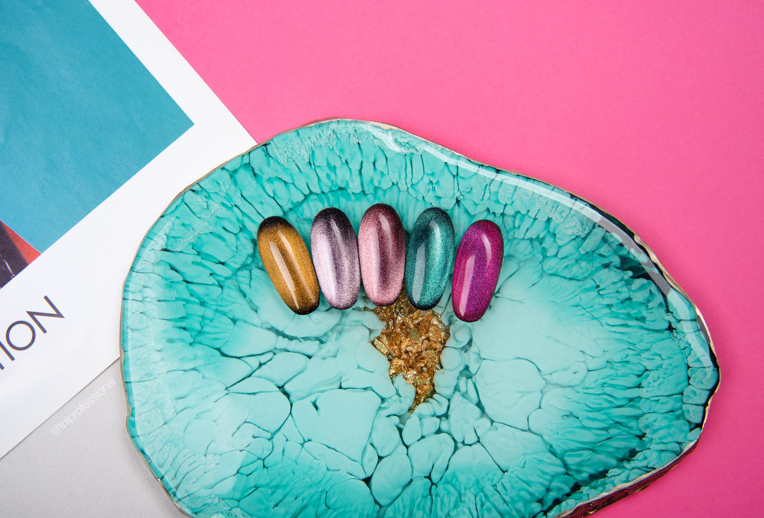 Гель-лак TNL кошачий глаз Muza №04 – Лесная нимфа (7 мл.)