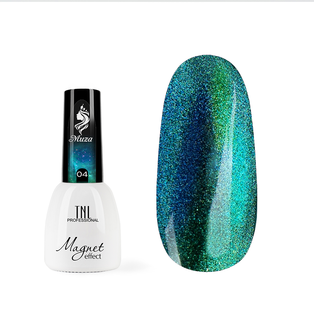 Гель-лак TNL кошачий глаз Muza №04 – Лесная нимфа (7 мл.)