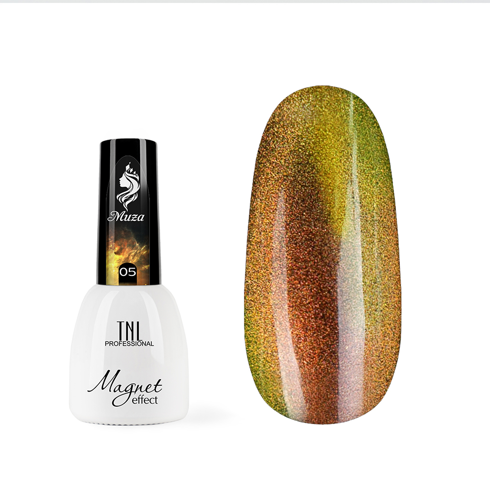 Гель-лак TNL кошачий глаз Muza №05 – Пламенный феникс (7 мл.)